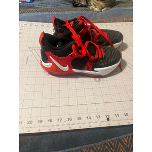 Boys Nike Black Red Sneakers